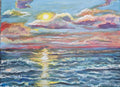 Sunrise Tide 16x24 acrylic on Canvas