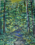 SOLD Day in the Woods. 9x12 Canvas
